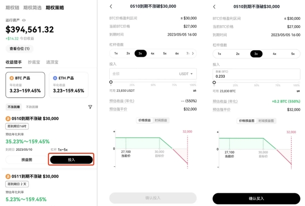 易欧交易所App期权策略使用教程(不涨就赚与不跌就赚详解)