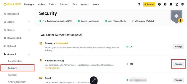 币安(Binance)交易所身份验证器支持苹果版吗